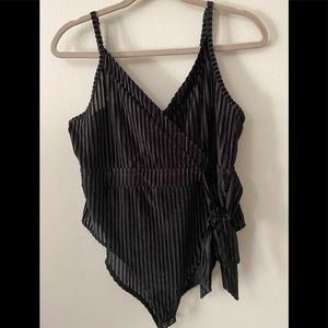 Black Velvet Body Suit